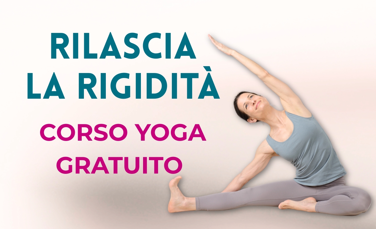 Corso gratuito di yoga della sera: rilascia la rigidita