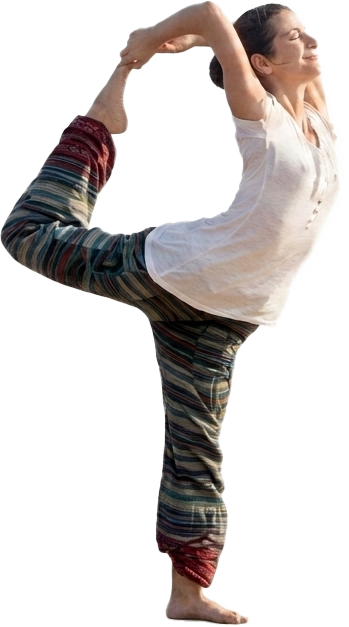 Veronika Vasko nella posizione del danzatore